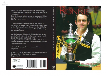  Ronnie O'Sullivan - Ronnie - The Autobiography, bound book, english